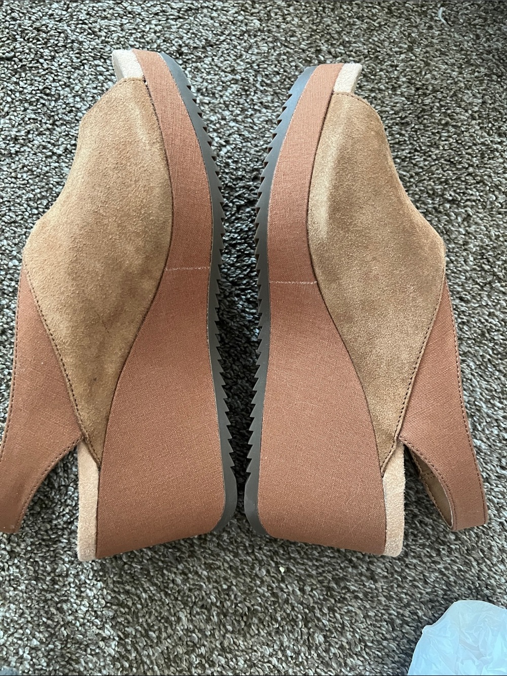 Vionic Tan Suede Open-Toe Slingback Mules - Picture 5 of 7